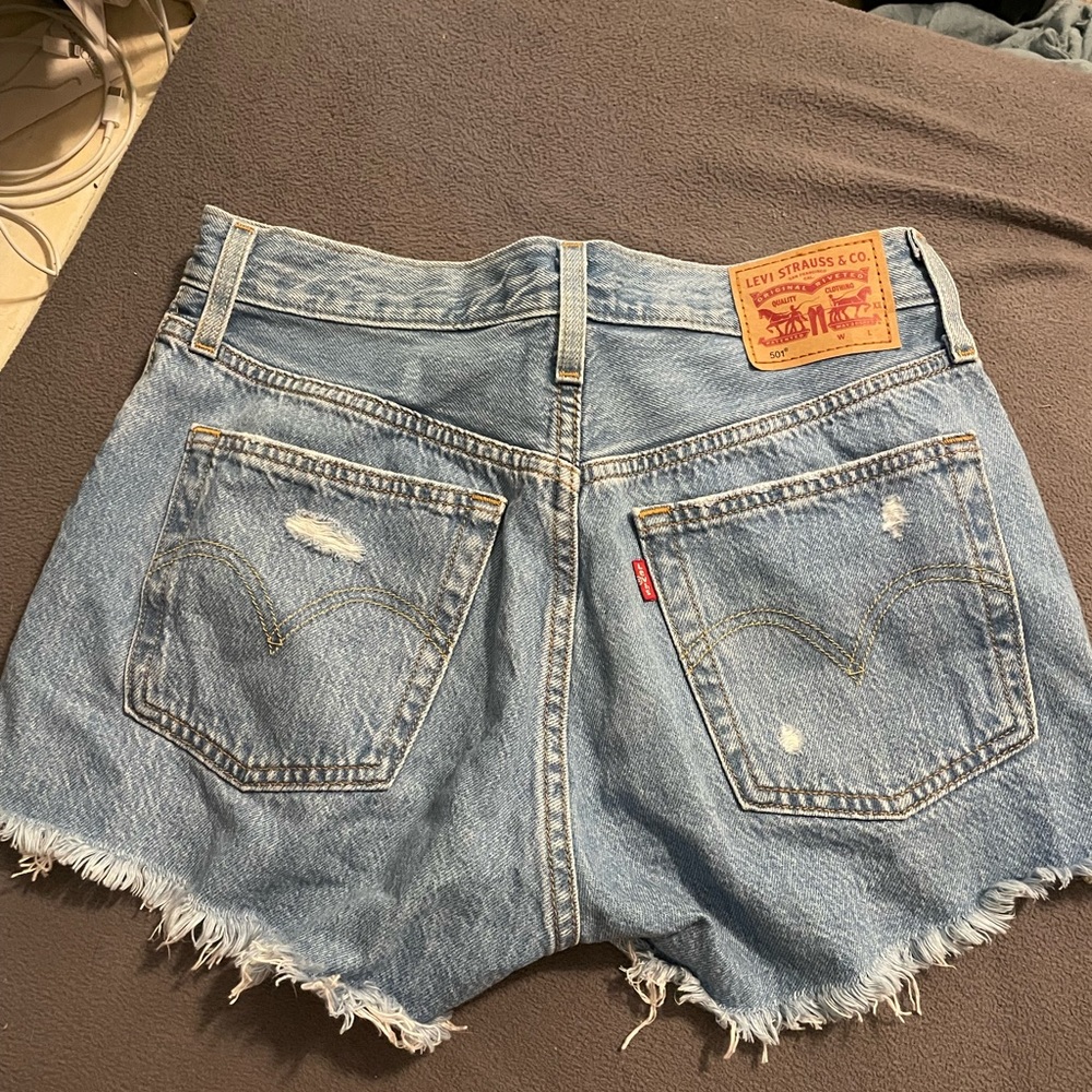Levi Jean shorts. Size 26. Never worn!